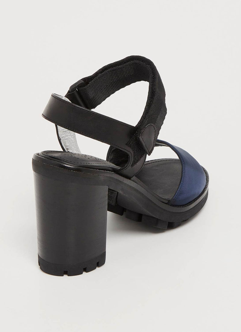 Free Lance - Sandales Velcro Blade - Navy/Noir - Femme