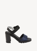 Free Lance - Sandales Velcro Blade - Navy/Noir - Femme