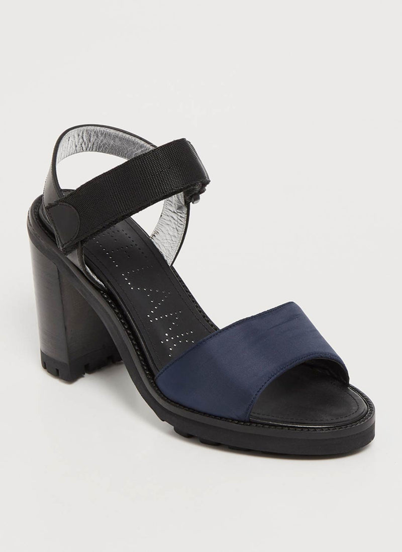 Free Lance - Sandales Velcro Blade - Navy/Noir - Femme