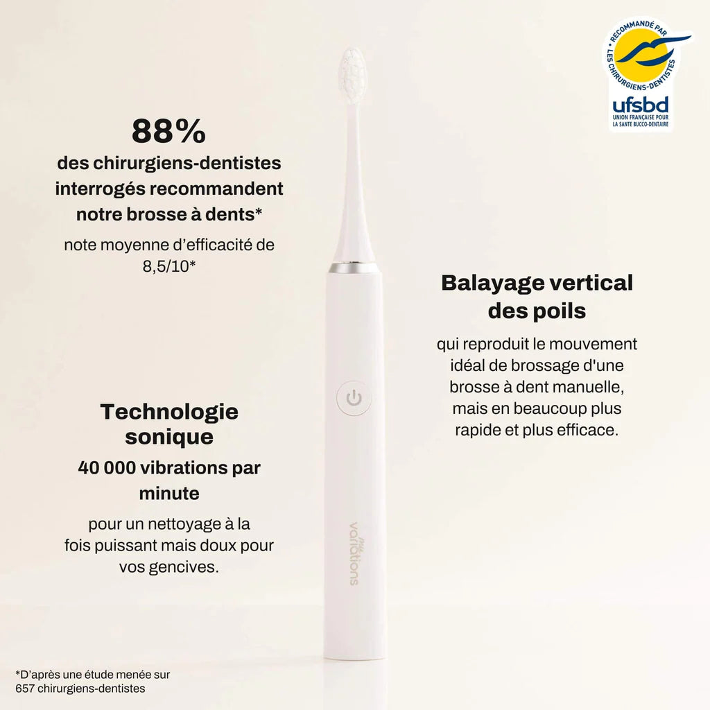 White Brush + Case + Support