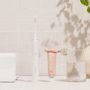 Brosse Blanche + Étui + Support