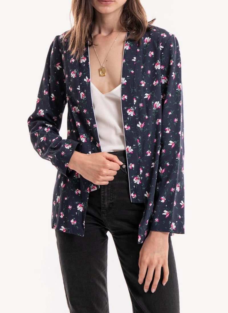 Caroll - Blazer Cerise - Marine Fantais - Femme