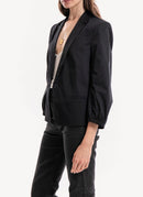 Caroll - Blazer Emma - Noir Uni - Femme