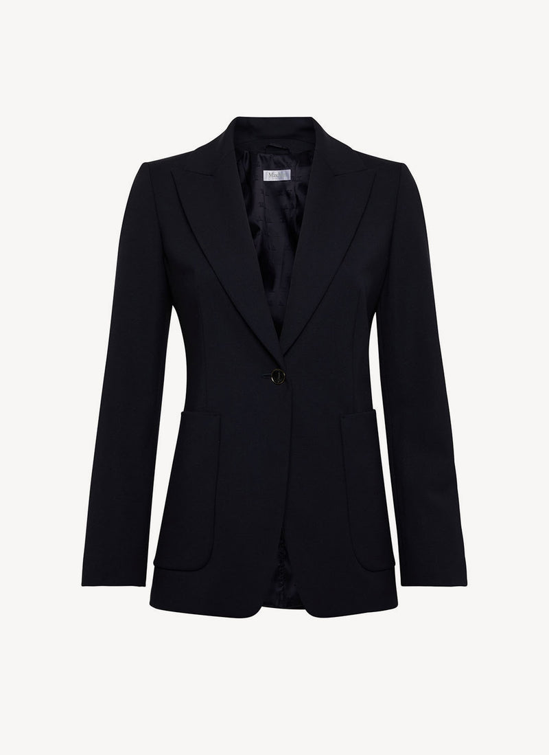 Max Mara - Blazer En Laine Acaici - Blue - Femme