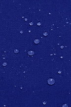 ZOOM tejido azul eléctrico repelente al agua