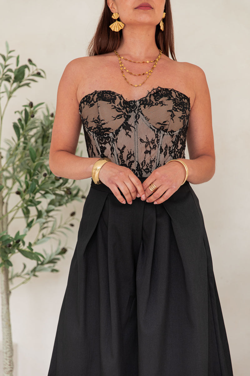 BLISS Noir - Bustier Dentelle