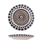 Shama - Set of 6 Plates - Multicolour - Stoneware