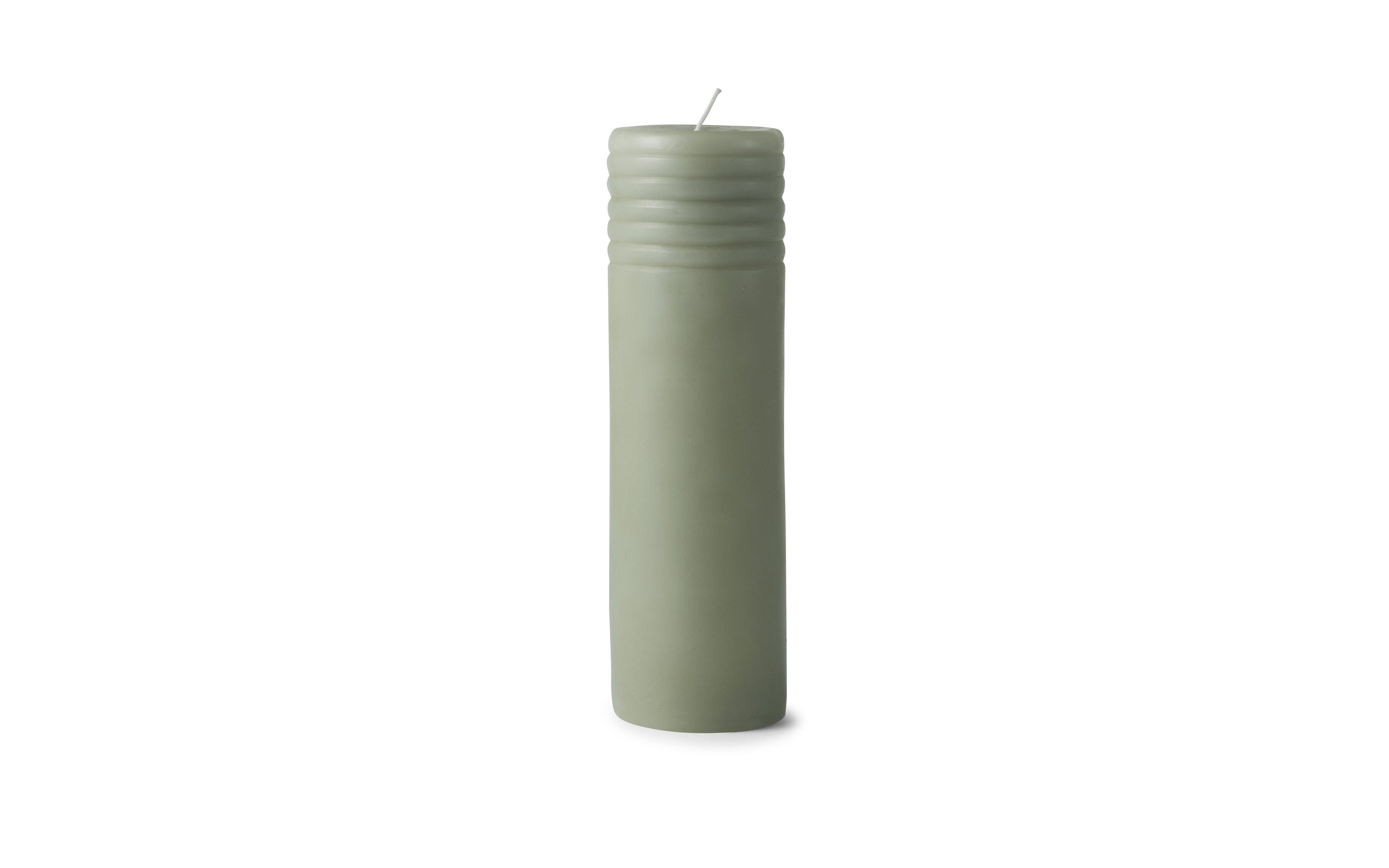 Freestanding Column Candle - Celadon