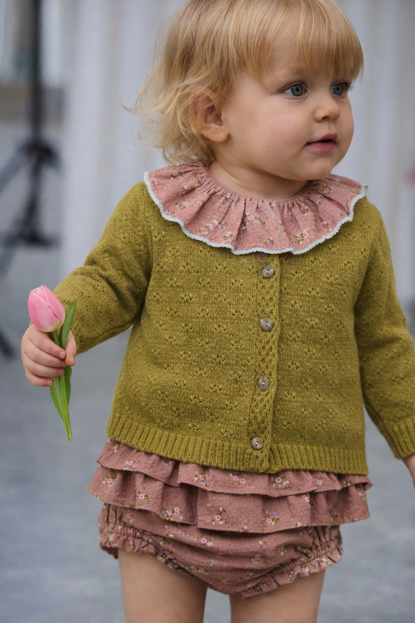 Bloomer Célestine Vieux Rose - Bébé Fille