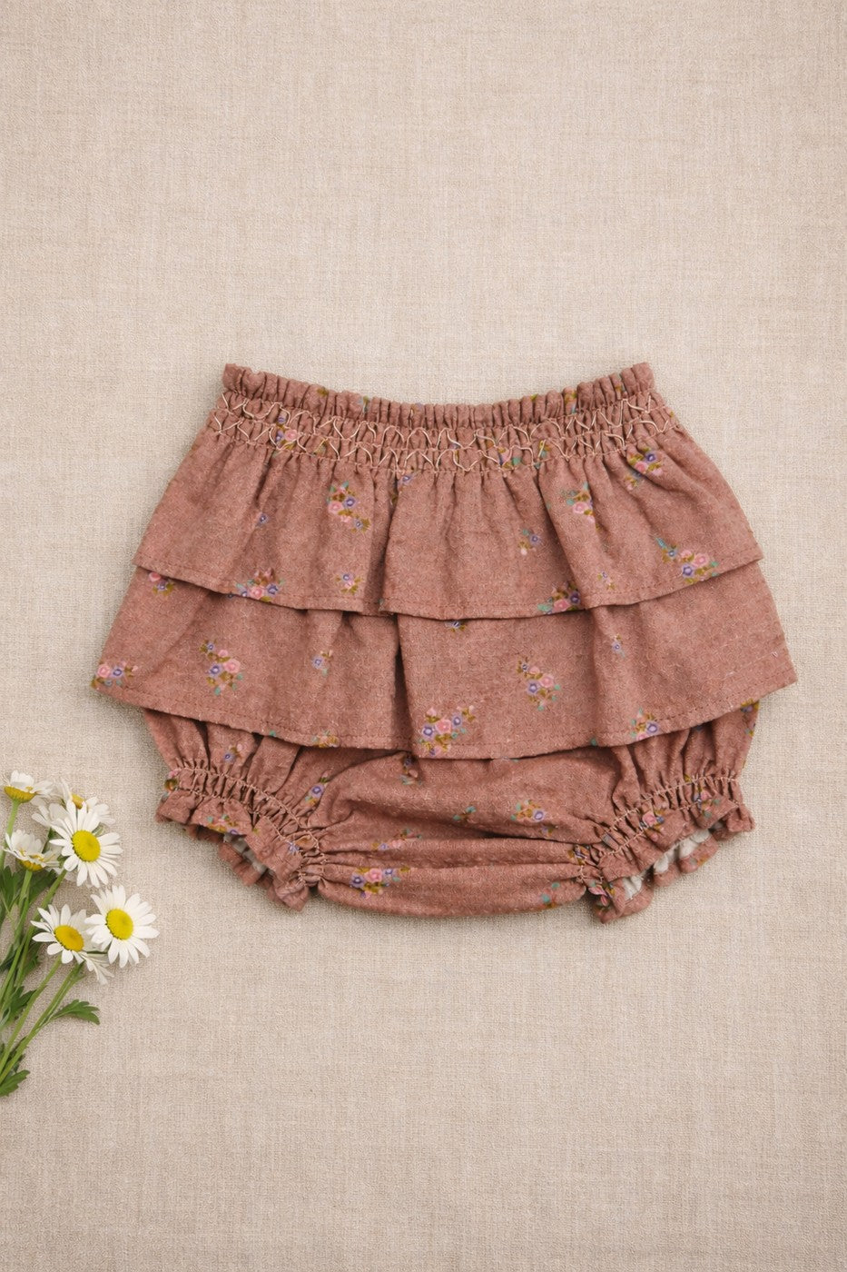 Bloomer Célestine Vieux Rose - Bébé Fille