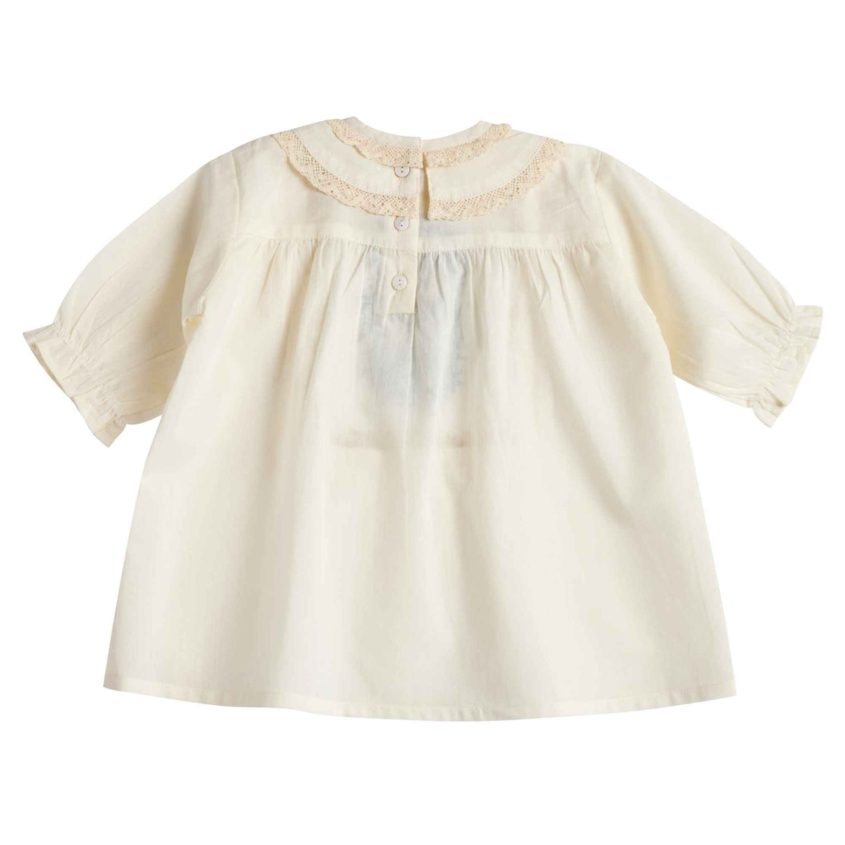 Abele Blouse - Ecru/Pink