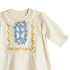 Abele Blouse - Ecru/Pink