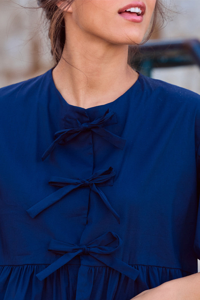 BLUSA ADALINE AZUL MARINO