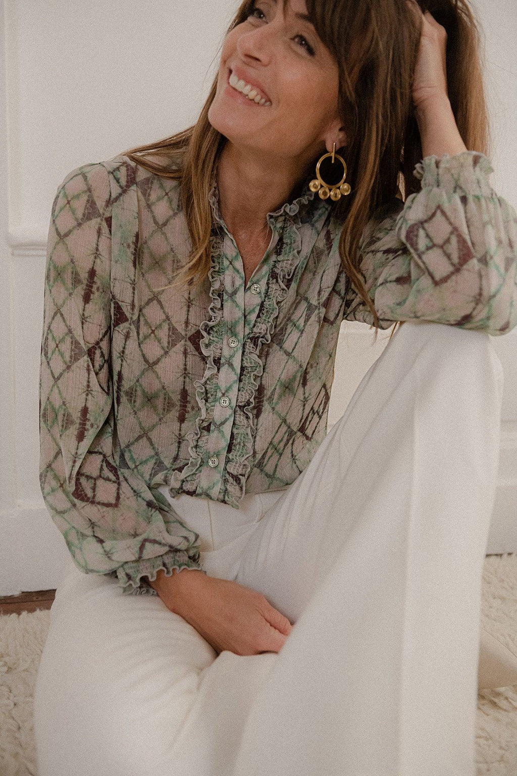 Blouse Agathe Wild Tie And Dye - Multicolor