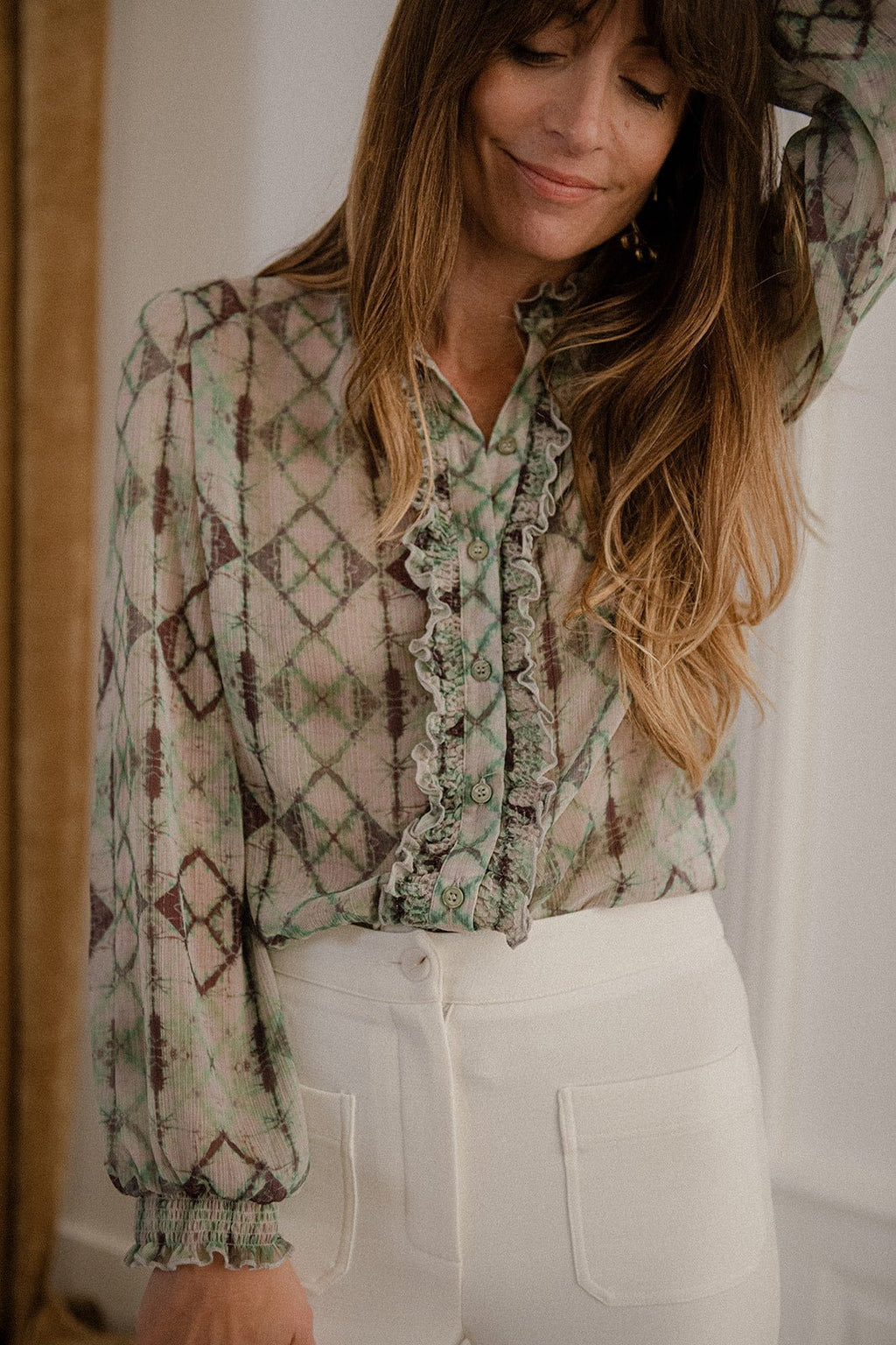 Blouse Agathe Wild Tie And Dye - Multicolor