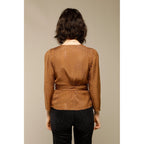 Blouse Anna - Cuivre / Jaquard