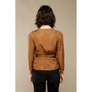 Anna Blouse - Copper / Jaquard