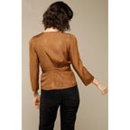 Blouse Anna - Cuivre / Jaquard
