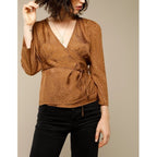 Blouse Anna - Cuivre / Jaquard