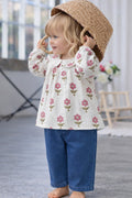 Blusa Barbara Maxi Flores - Bebé niña
