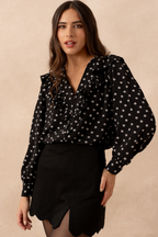 BLUSA BAYA MARGARITA NEGRO