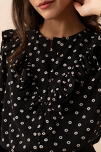 BLUSA BAYA MARGARITA NEGRO