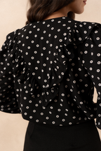 BLUSA BAYA MARGARITA NEGRO