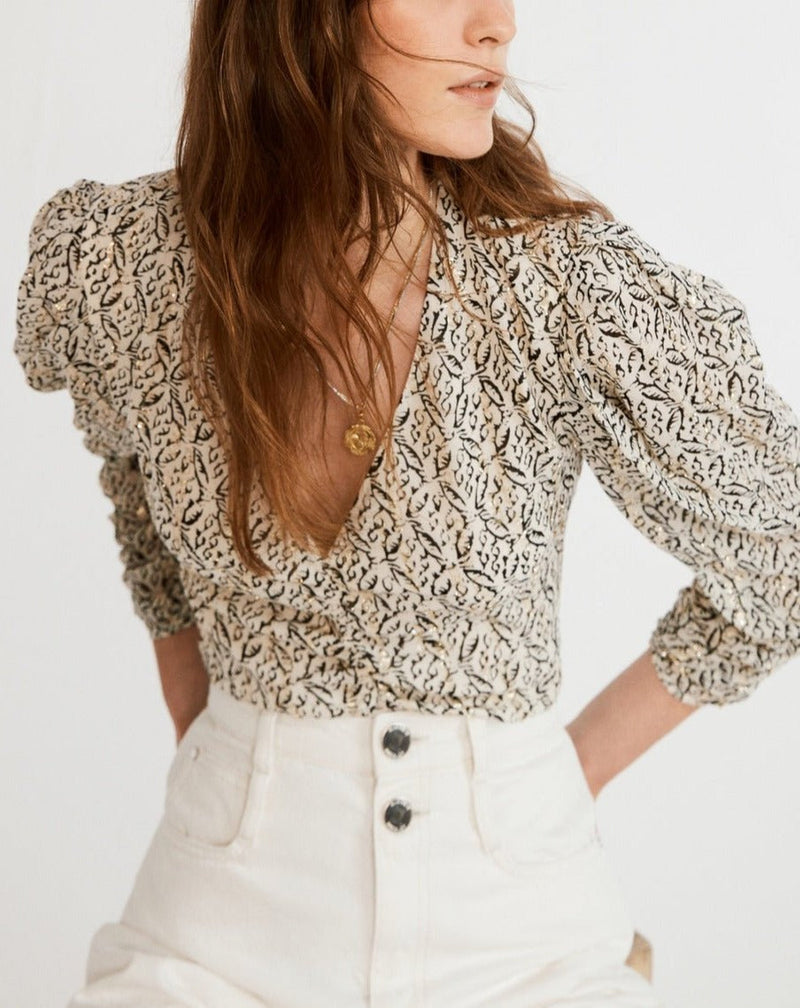 Claudie Pierlot - Blouse Beautiful - Print Clair