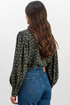BLUSA BEREN ESTAMPADO PENTO CAQUI