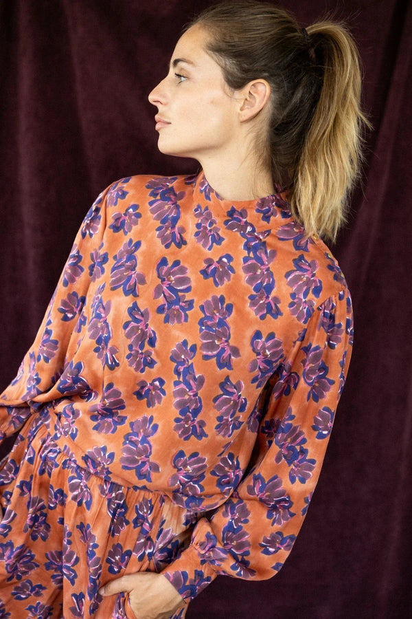 Blusa Bhumine - Violeta Rust