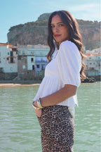 Blusa Blaise Lino Blanco
