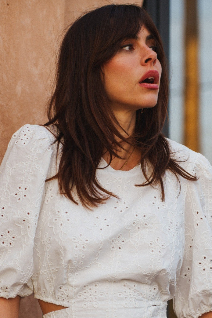 Blusa Boniface Algodón Blanco