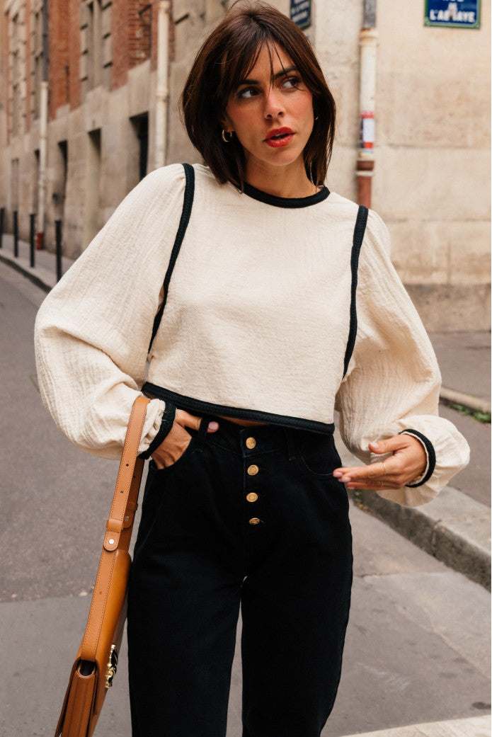 Blusa Bourget Casannela Beige