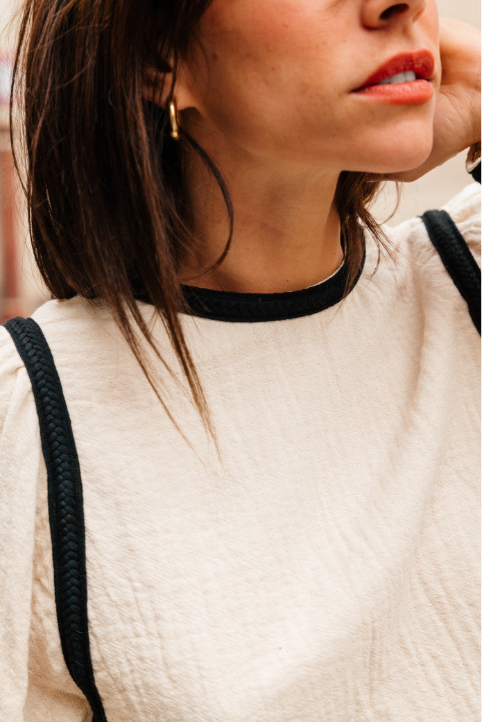 Blusa Bourget Casannela Beige