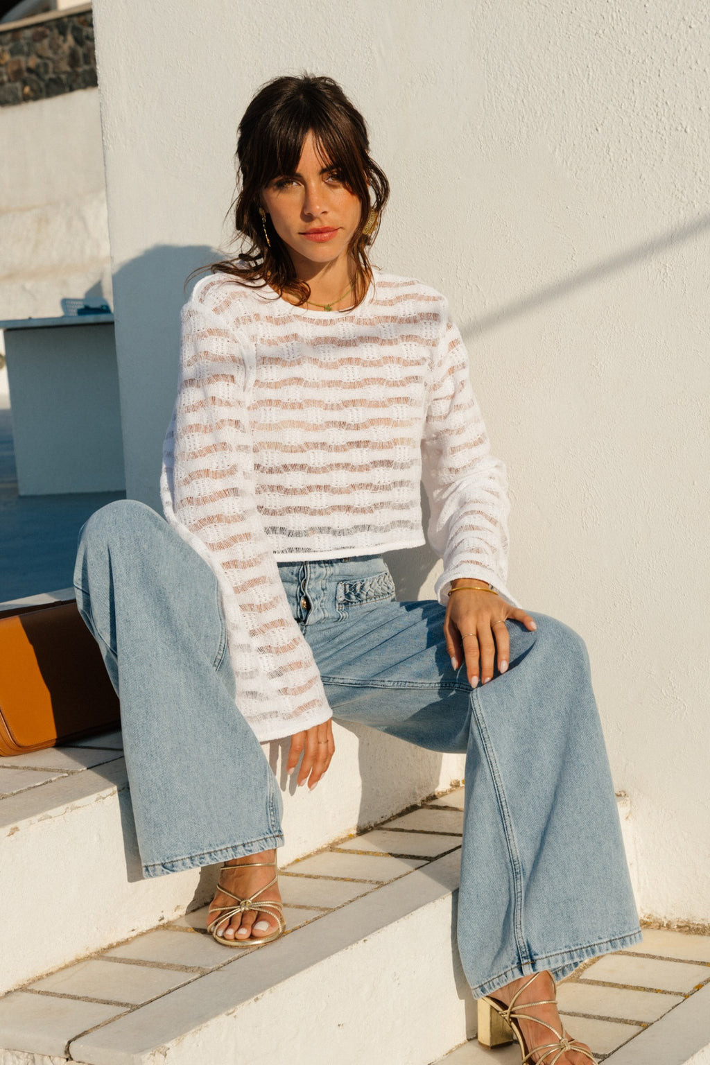 BLUSA BRENDA ARAGNA BLANCO