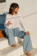 BLOUSE BRENDA ARAGNA BLANC