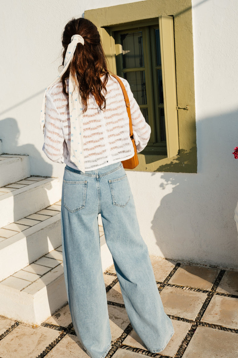 BLOUSE BRENDA ARAGNA BLANC