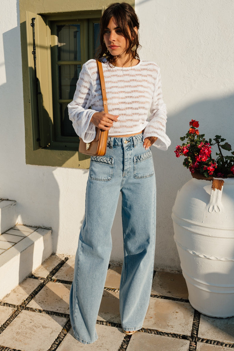 BLOUSE BRENDA ARAGNA BLANC