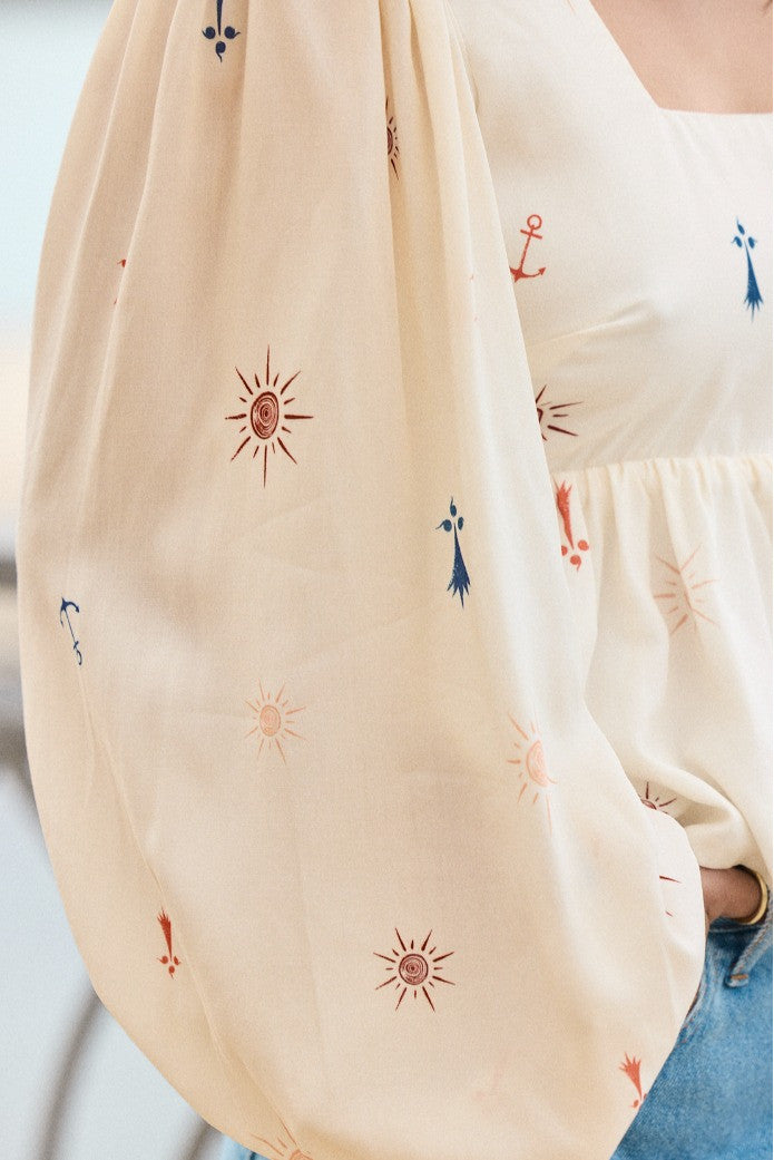Briséis Armelin Print Blouse