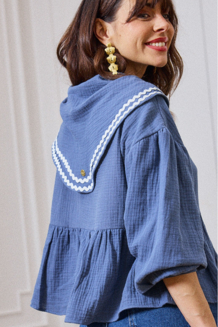Blouse Budy Gaze Minuit