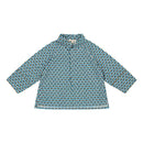 Caramel - Burdock Blue Geo Print Blouse