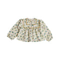 Blouse Carolyn - Ecru/Blauw