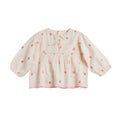 Carolyn Blouse - Petal pink flowers