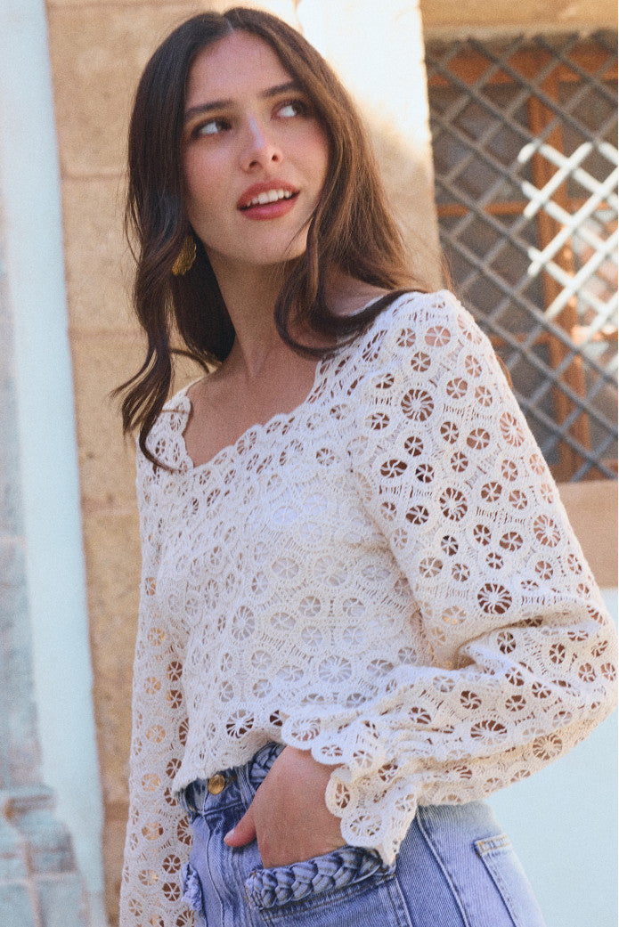 Blouse Cleo Guipure Jetsy