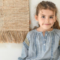Bahi Blouse - Blue/White Checks
