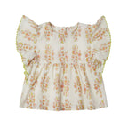 Blouse Fille Daphne Rosée/Vert