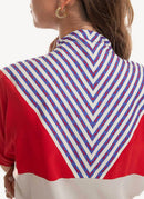 Trussardi - Blouse Imprimés Rayures - R684 Red White - Femme