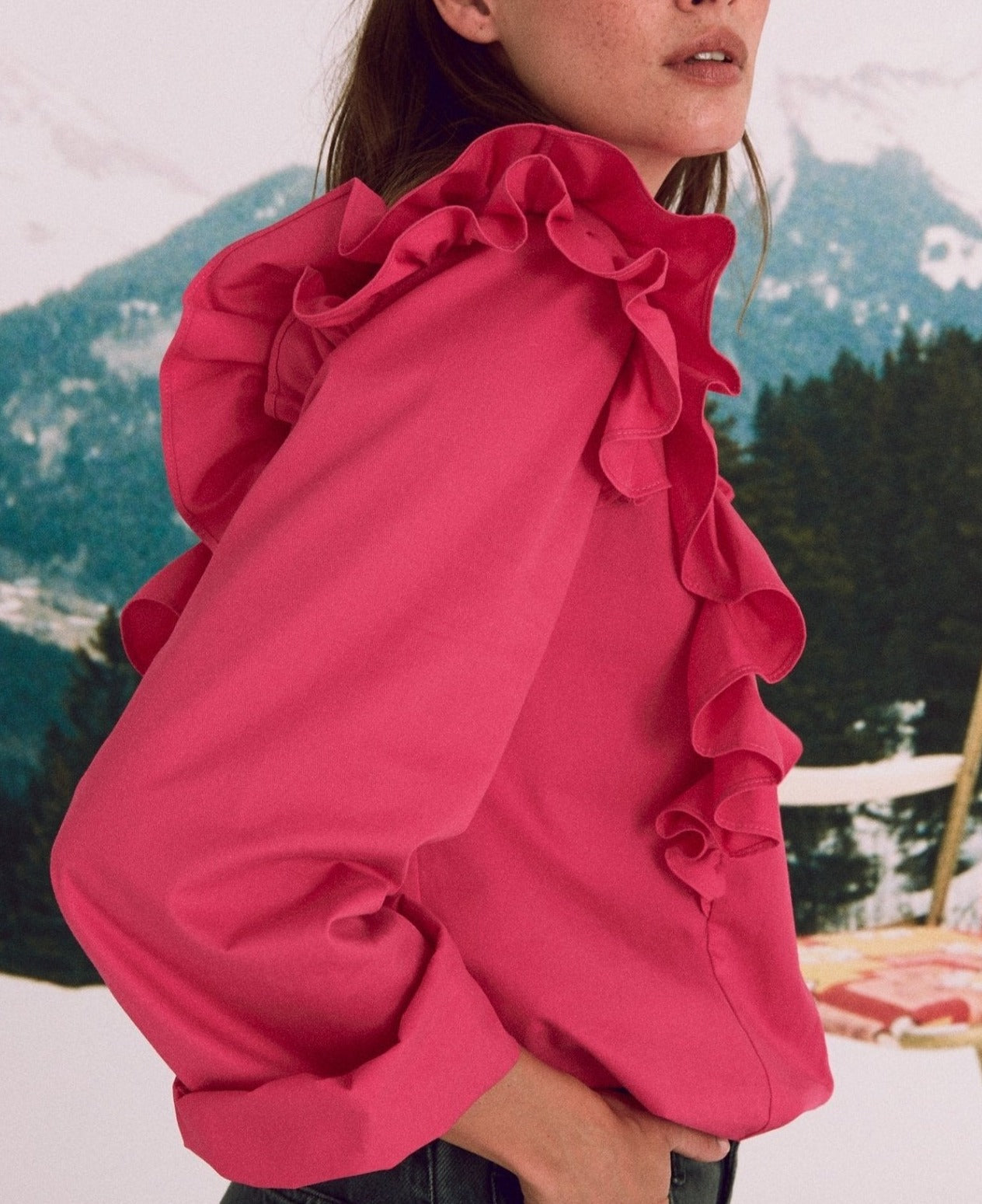 Blouse Leandra Monal - Fuchsia
