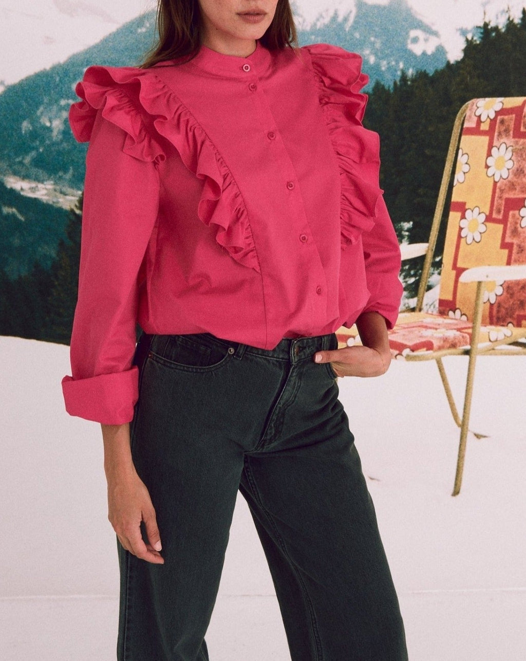 Blouse Leandra Monal - Fuchsia