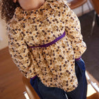Blouse Louison - Ecru/Violet